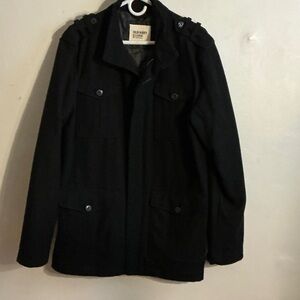 Old Navy Black Button-Up Jacket